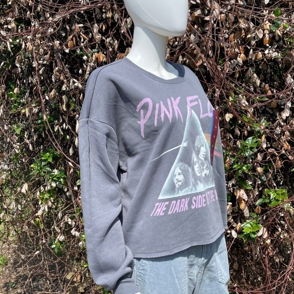NWT Pink Floyd Dark Side Of The Moon Lightweight Sweatshirt Large - Picture 3 of 9